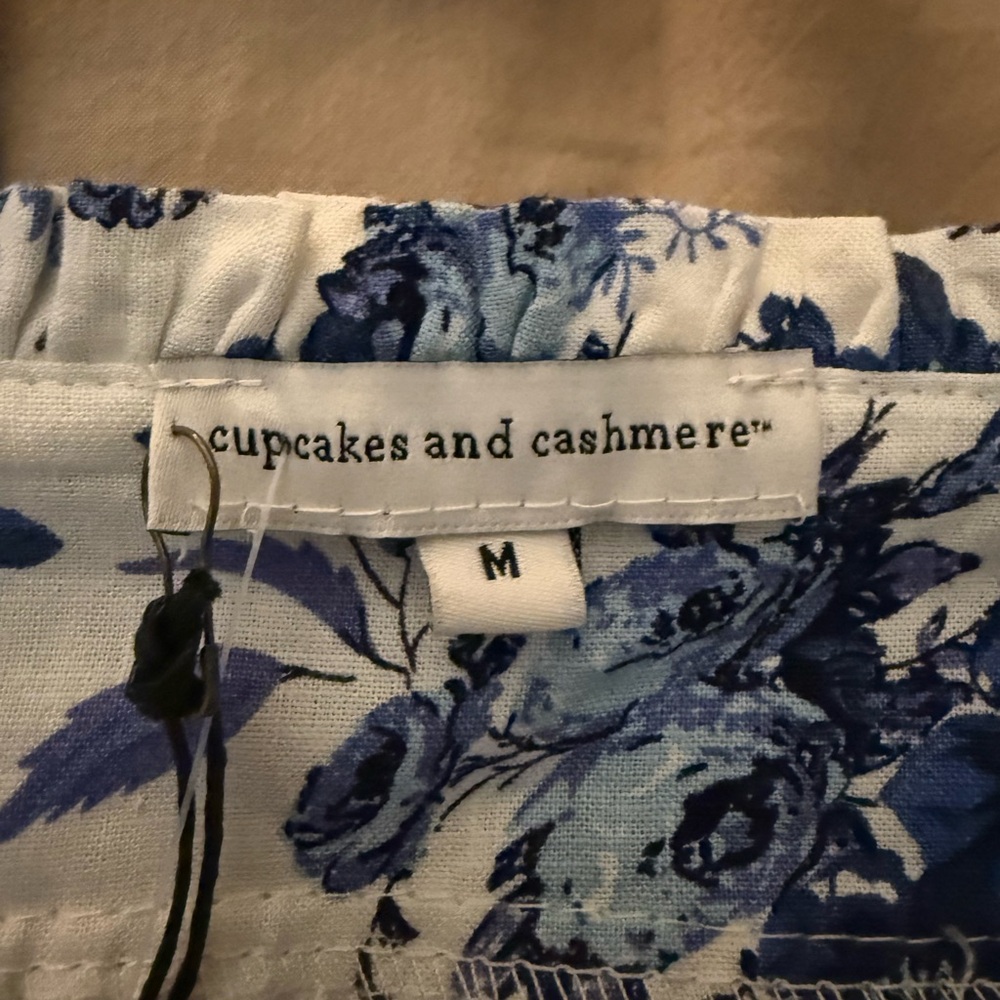 cupcakes & cashmere Blue Floral Blouse - Picture 8 of 11